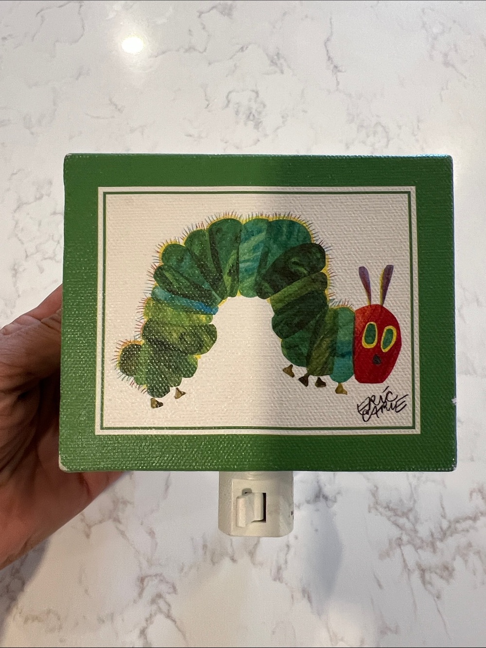 Eric Carle’s Very Hungry Caterpillar Wall Night Light, 4.8 x 4.0
